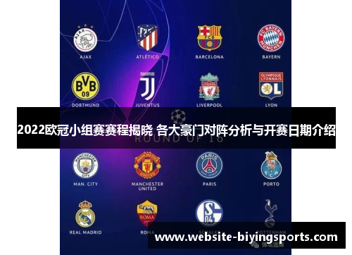 2022欧冠小组赛赛程揭晓 各大豪门对阵分析与开赛日期介绍 2022欧冠小组赛赛程揭晓 各大豪门对阵分析与开赛日期介绍