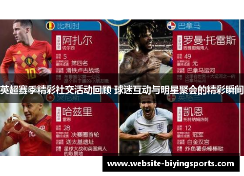 英超赛季精彩社交活动回顾 球迷互动与明星聚会的精彩瞬间