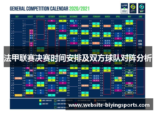 法甲联赛决赛时间安排及双方球队对阵分析